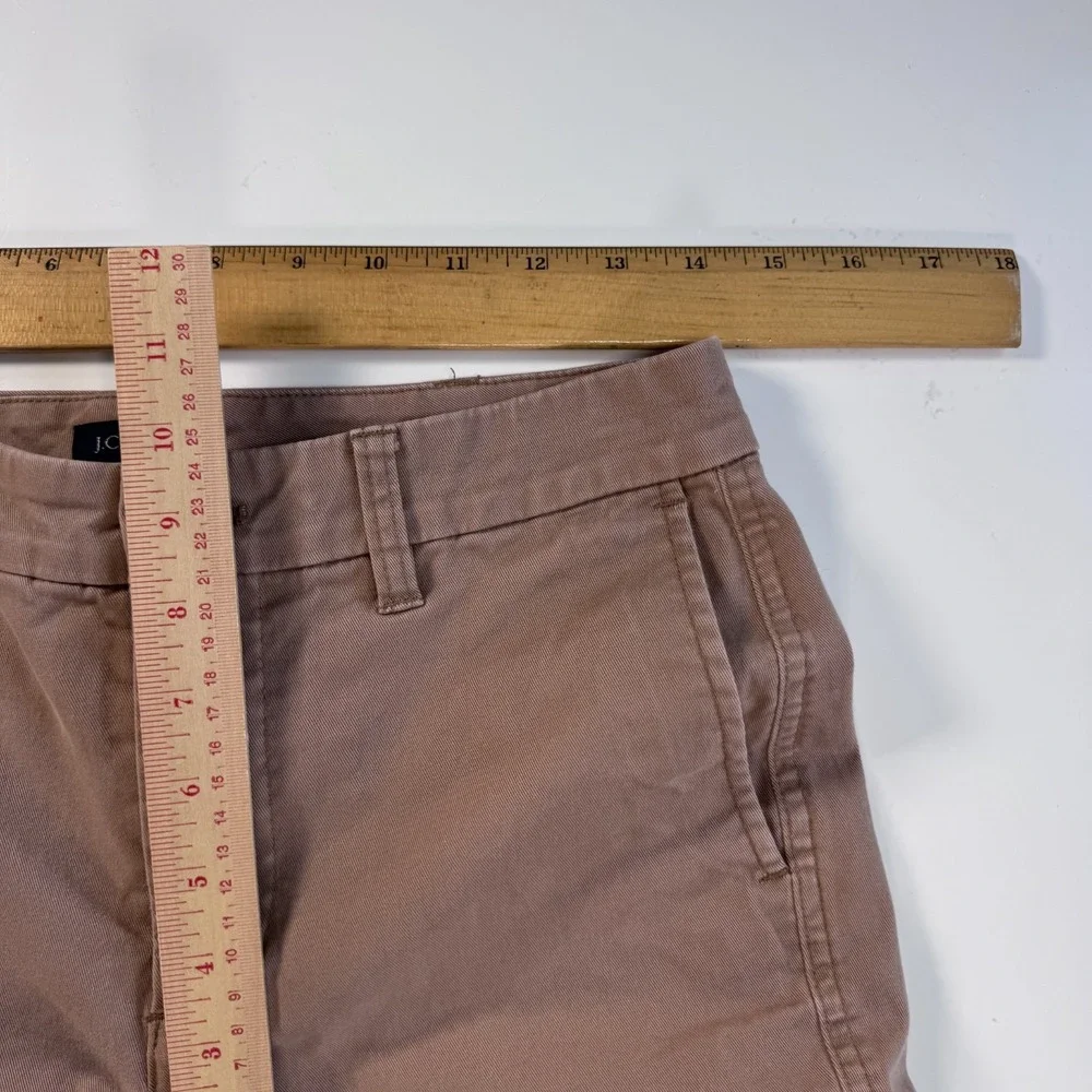 J CREW Girlfriend Chino Khaki Pant Womens 2 Tan AD156 - Picture 9 of 14